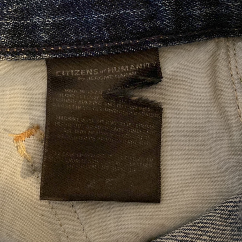 Citizens of Humanity straight leg denim jeans - Picture 9 of 11